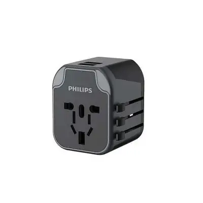 Philips Universal travel adapter Plug with USB Port